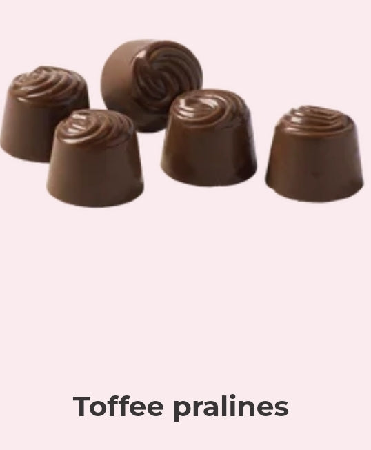 Toffee pralines - per. 100 grams