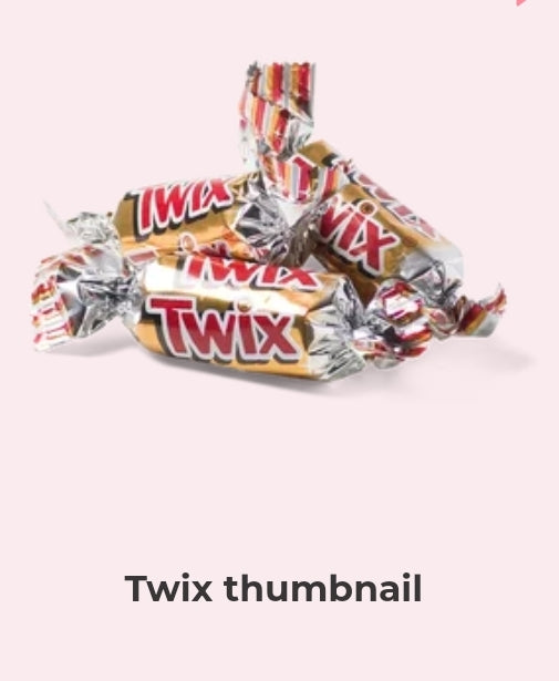 Twix thumbnail - per. 100 grams
