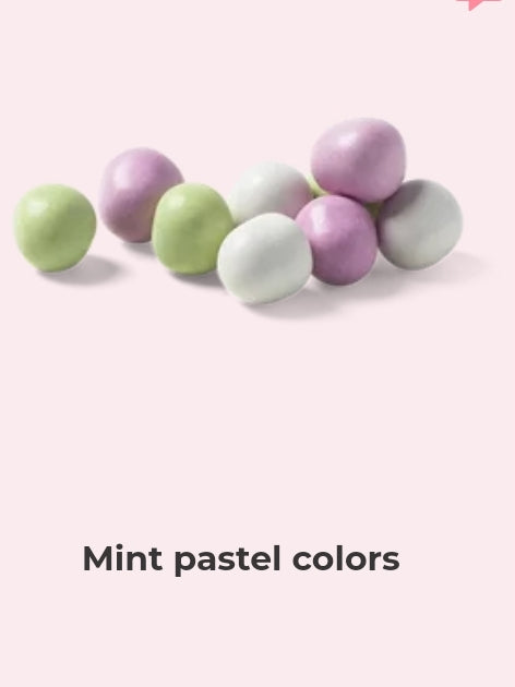 Mint pastel colors - per 100 grams