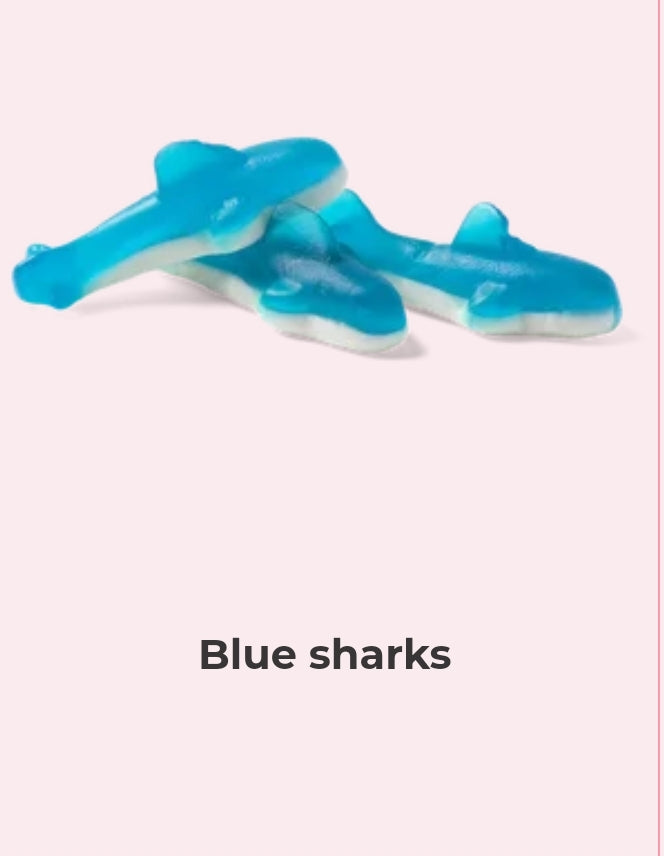 Blue sharks - per 100 grams