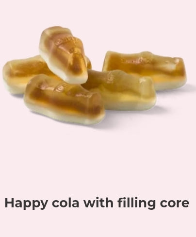 Happy cola with filling core - per 100 grams