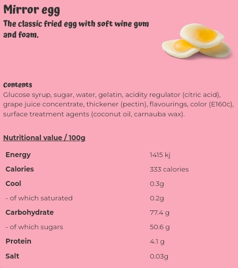 Mirror egg - per 100 grams