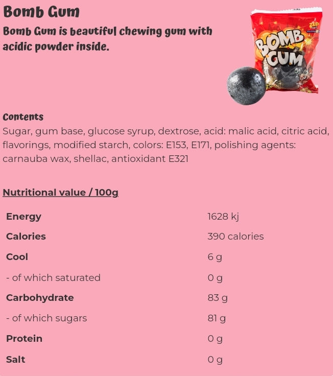 Bomb Gum - per. PCS