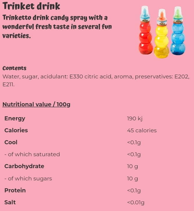 Trinket drink - per. PCS