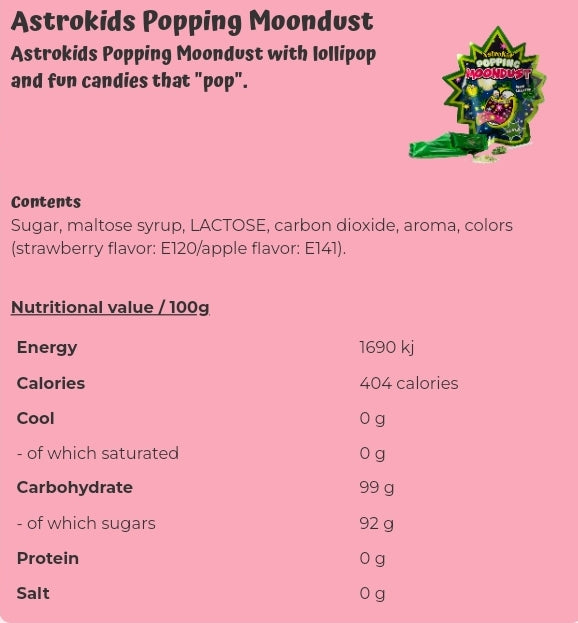 Astrokids Popping Moondust - per. PCS