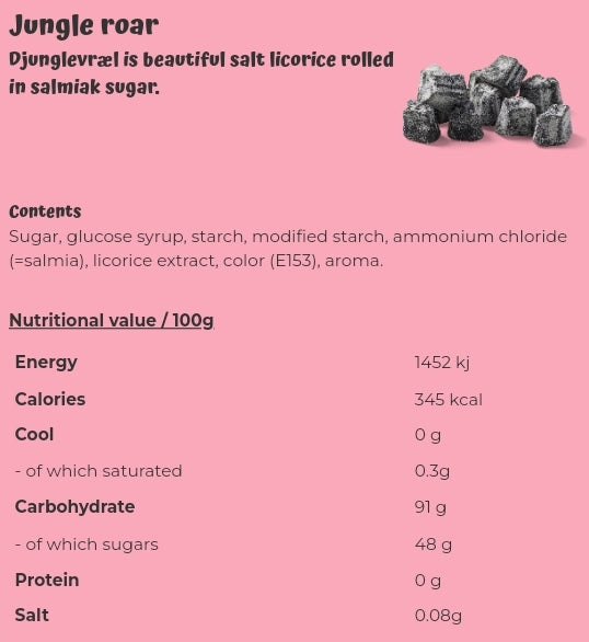 Jungle roar - per 100 grams