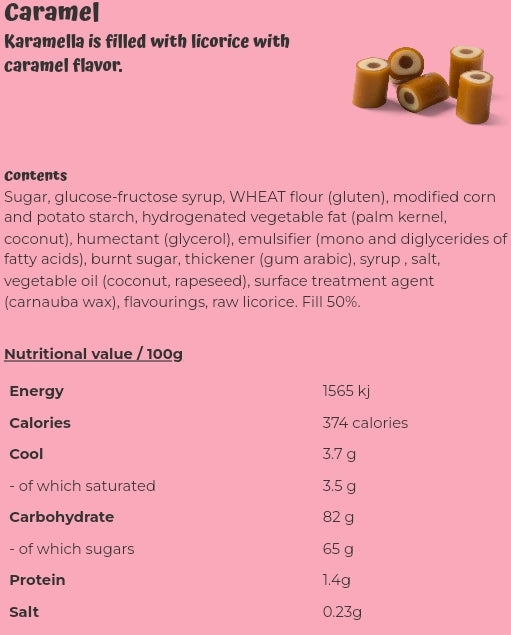 Caramel - per 100 grams