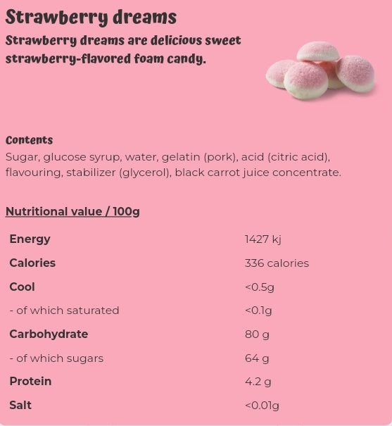 Strawberry dreams - per. 100 grams
