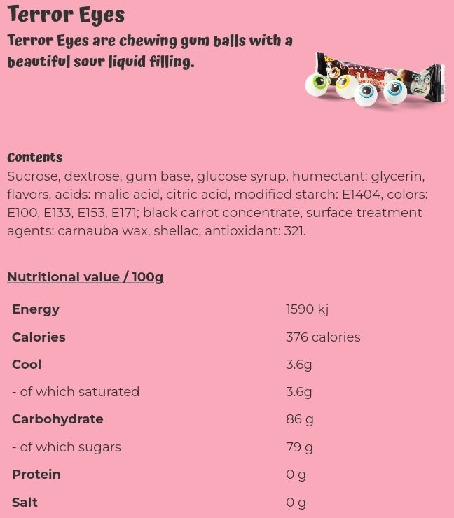 TERROR EYES - per. package