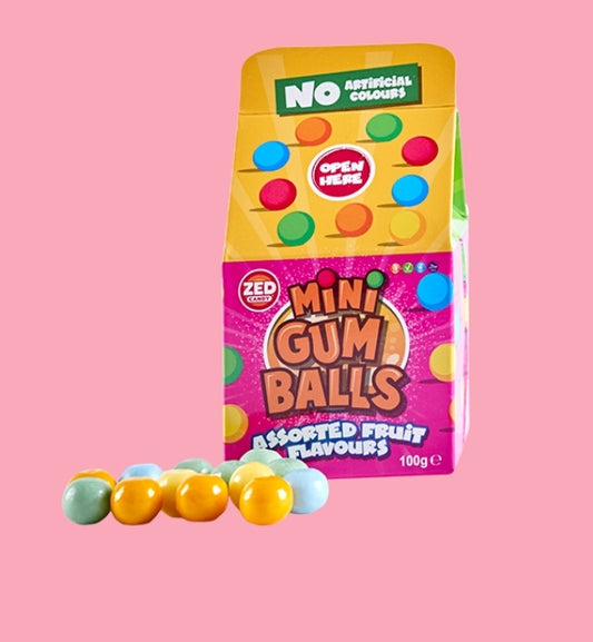 Mini chewing gum in cardboard - per. package